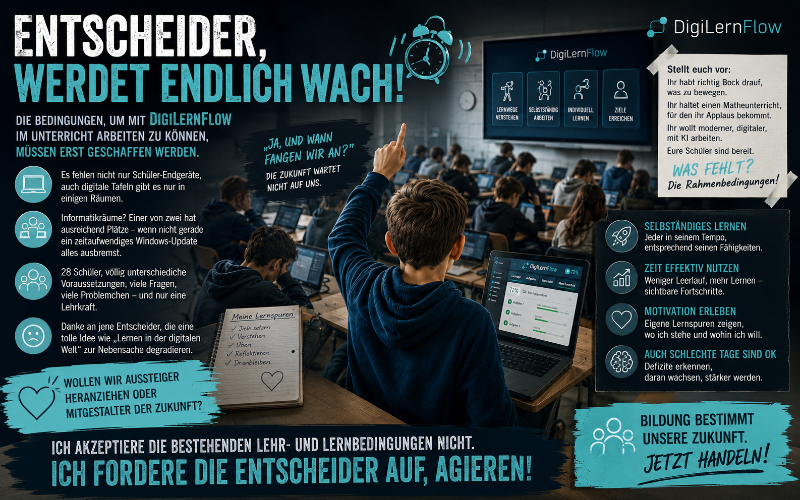 Entscheider, werdet endlich wach!